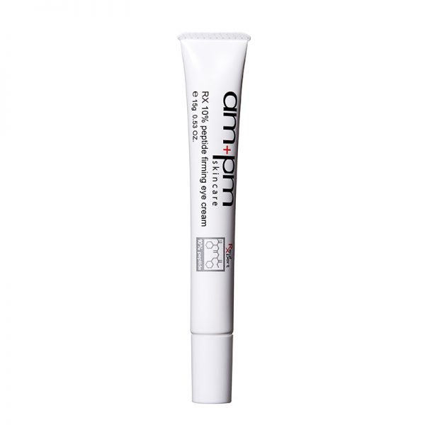 AM+PM skincare – RX 10% Peptide firming eye cream 15g