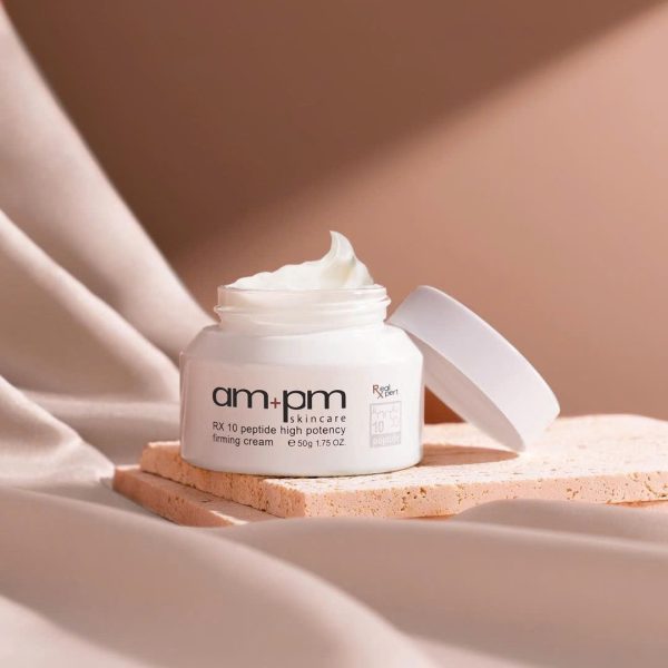 Kem dưỡng dạng đặc làm mờ nếp nhăn – AM+PM skincare – RX 10 Peptide high potency firming cream 50g 3